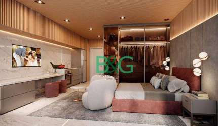 Studio com 1 dormitório à venda, 31 m² por R$ 367.517,70 - Vila Guarani (Zona Sul) - São Paulo/SP