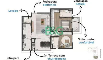 Apartamento com 2 dormitórios à venda, 89 m² por R$ 1.664.000,00 - Vila Clementino - São Paulo/SP