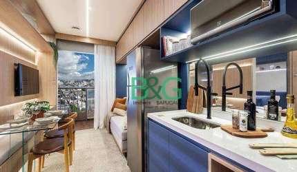Apartamento com 1 dormitório à venda, 28 m² por R$ 377.643,20 - Santo Amaro - São Paulo/SP