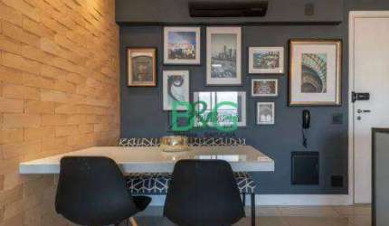 Apartamento com 1 dormitório à venda, 49 m² por R$ 835.000 - Campo Belo - São Paulo/SP