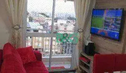 Apartamento com 2 dormitórios à venda, 55 m² por R$ 379.000,00 - Utinga - Santo André/SP