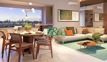 Apartamento com 3 dormitórios à venda, 129 m² por R$ 1.830.510,00 - Embaré - Santos/SP