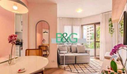 Apartamento com 1 dormitório, 37 m² - venda por R$ 630.000,00 ou aluguel por R$ 4.412,00/mês - Vila Nova Conceição - São Paulo/SP