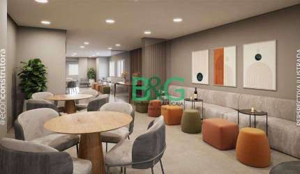 Apartamento com 2 dormitórios à venda, 37 m² por R$ 318.698,00 - Chácara Califórnia - São Paulo/SP