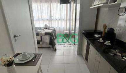 Studio com 1 dormitório para alugar, 21 m² por R$ 2.652,55/mês - Vila Firmiano Pinto - São Paulo/SP
