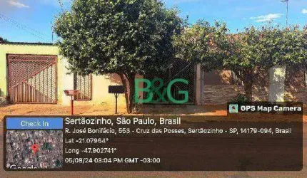 Casa com 2 dormitórios à venda, 129 m² por R$ 125.884,66 - Cruz Das Posses - Sertãozinho/SP