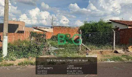 Terreno à venda, 125 m² por R$ 65.921,81 - Conjunto Habitacional Moradas do Buriti - Bauru/SP
