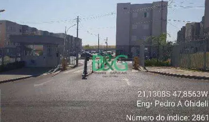 Apartamento à venda, 43 m² por R$ 92.444,76 - Reserva Macaúba - Ribeirão Preto/SP