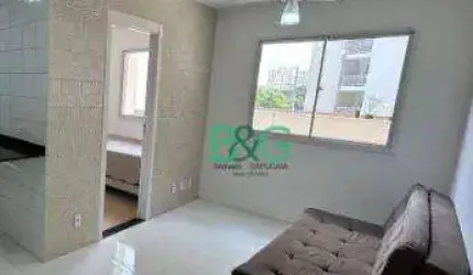Apartamento com 2 dormitórios à venda, 34 m² por R$ 392.000,00 - Barra Funda - São Paulo/SP