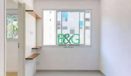 Apartamento com 2 dormitórios à venda, 35 m² por R$ 349.000 - Santo Amaro - São Paulo/SP