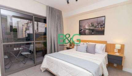 Apartamento com 1 dormitório à venda, 24 m² por R$ 375.000 - República - São Paulo/SP