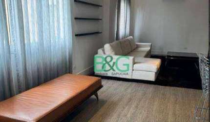 Apartamento com 1 dormitório para alugar, 81 m² por R$ 7.421,13/mês - Cerqueira César - São Paulo/SP