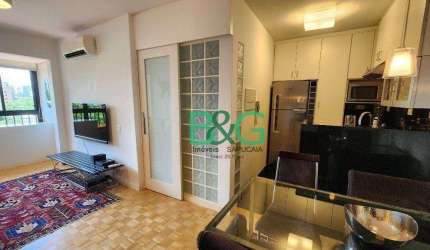 Apartamento com 1 dormitório para alugar, 38 m² por R$ 6.850,00/mês - Itaim Bibi - São Paulo/SP