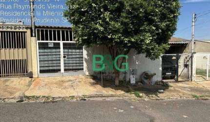 Casa com 2 dormitórios à venda, 70 m² por R$ 87.819,45 - Residencial III Milênio - Presidente Prudente/SP
