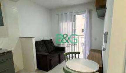 Apartamento com 2 dormitórios à venda, 35 m² por R$ 309.000,00 - Barra Funda - São Paulo/SP