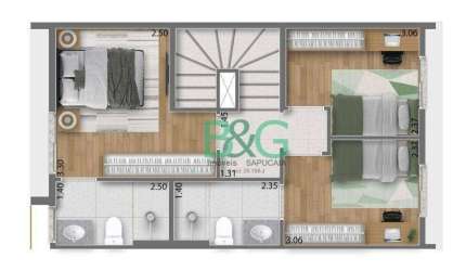 Casa com 3 dormitórios à venda, 99 m² por R$ 578.985,52 - Vila Natal - Mogi das Cruzes/SP