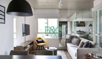 Apartamento com 1 dormitório para alugar, 63 m² por R$ 6.335,72/mês - Berrini - São Paulo/SP