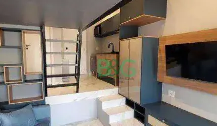 Studio com 1 dormitório para alugar, 24 m² por R$ 4.300,00/mês - Jardim das Acácias - São Paulo/SP