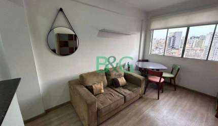 Apartamento com 1 dormitório, 45 m² - venda por R$ 303.000 ou aluguel por R$ 2.915/mês - Centro - São Paulo/SP