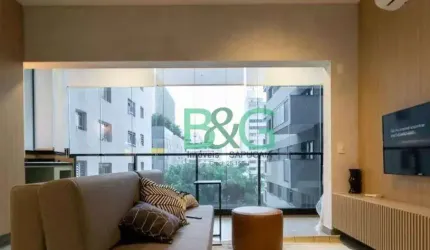Apartamento com 1 dormitório à venda, 55 m² por R$ 1.449.000 - Pinheiros - São Paulo/SP