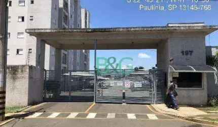 Apartamento com 2 dormitórios à venda, 46 m² por R$ 210.400 - João Aranha - Paulínia/SP