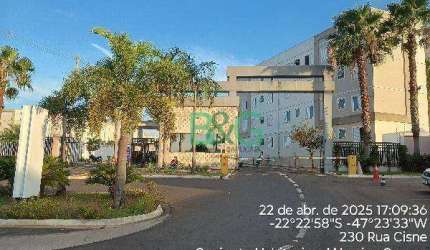 Apartamento com 2 dormitórios à venda, 39 m² por R$ 100.382,26 - Conjunto Habitacional Narciso Gomes - Araras/SP