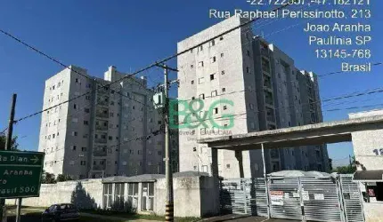 Apartamento com 2 dormitórios à venda, 46 m² por R$ 199.535 - João Aranha - Paulínia/SP