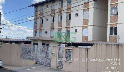 Apartamento com 1 dormitório à venda, 36 m² por R$ 111.433 - Vila Frutuoso Dias - Bauru/SP