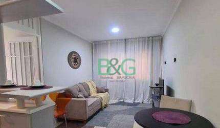 Apartamento com 1 dormitório para alugar, 45 m² por R$ 5.500/mês - Moema - São Paulo/SP