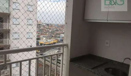 Apartamento com 2 dormitórios para alugar, 55 m² por R$ 2.427,57/mês - Vila Ema - São Paulo/SP