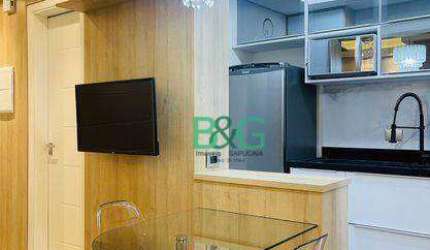 Apartamento com 1 dormitório para alugar, 35 m² por R$ 5.050,00/mês - Bela Vista - São Paulo/SP