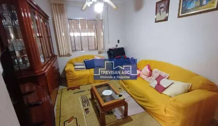 Sobrado à venda no Independência/SBC; 04 Dorms; 03 WCs; Quintal; Acabamento simples; 214m²
