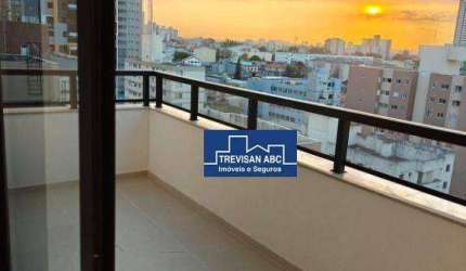Apartamento com 3 dormitórios à venda, 92 m² - Campestre - Santo André/SP