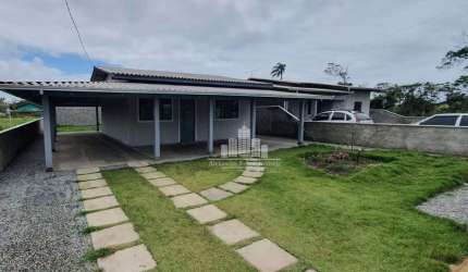 Casa com 2 quartos à venda na Loteamento Albatroz 2, Praia do Ervino, São Francisco do Sul, 56 m2 por R$ 286.200