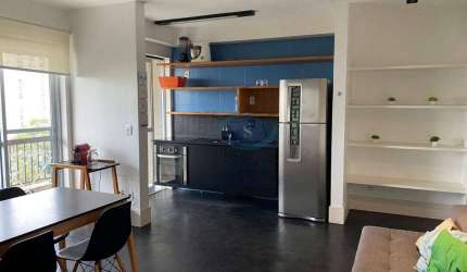 Studio mobiliado a venda, com 1 vaga de garagem na Vila Andrade
