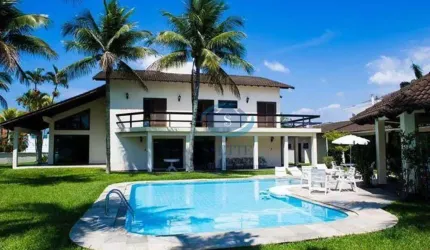 Casa com 6 dormitórios para alugar, 556 m² por R$ 18.000,00/mês - Acapulco - Guarujá/SP