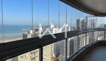 Apartamento em Aviação com 3 suítes, a apenas 100 metros da praia  -  Praia Grande