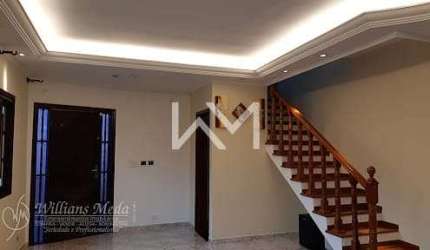 Belissimo sobrado a venda com 164m² de área construida, com 3 suites e 3 vagas de garagem em Jardim