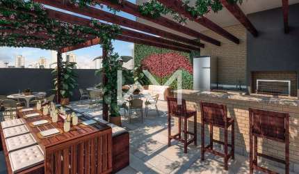 Studio à venda no VIA MONTEIRO com 36m² com sacada, vaga de garagem e lazer completo, Macedo, Guaru