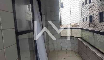 Apartamento à venda no Edifício Delva Fernandes com 60m², mobiliado e com sacada - Ocian, Praia Gra