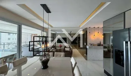 Apartamento para locação com 3 dormitórios, sendo 1 suíte master, 5 banheiros, 2 vagas de garagem,