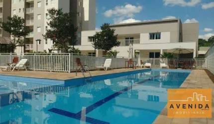 Apartamento com 3 dormitórios para alugar, 88 m² por R$ 3.238,00/mês - Morumbi - Paulínia/SP