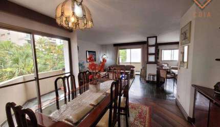 Apartamento com 3 dormitórios à venda, 160 m² por R$ 1.390.000,00 - Moema Índios - São Paulo/SP