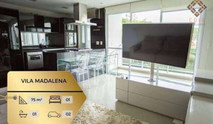 Apartamento Duplex com 1 dormitório à venda, 75 m² por R$ 1.000.000,00 - Vila Madalena - São Paulo/SP