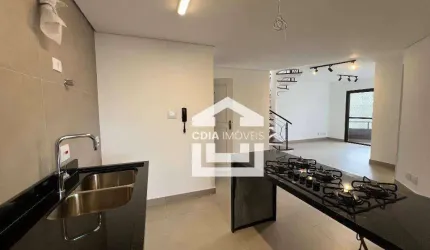 Cobertura à venda com 2 dormitórios sendo 1 suíte, 1 banheiro, 2 lavabos e 3 vagas de garagem. Localizado em Pinheiros.