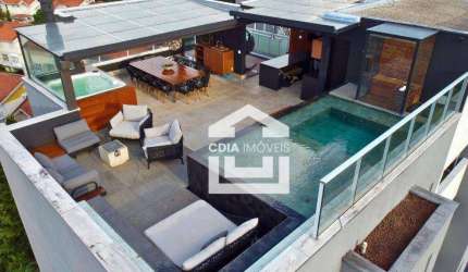 Cobertura com 2 dormitórios à venda, 262 m² por R$ 3.080.000,00 - Granja Viana - Cotia/SP
