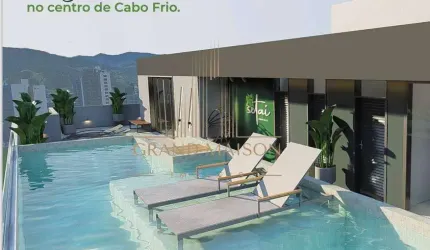 Flat com 1 quarto à venda na Rua Raul Veiga, Centro, Cabo Frio por R$ 355.138