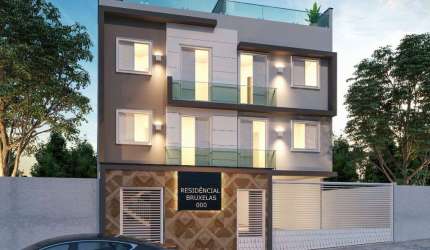 Apartamento com 2 dormitórios à venda, 44 m² por R$ 289.000 - Vila Luzita - Santo André/SP