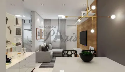 Sobrado com 2 dormitórios à venda, 69 m² por R$ 389.000,00 - Vila Valparaíso - Santo André/SP
