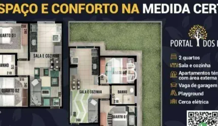 Apartamento com 2 dormitórios à venda, 44 m² por R$ 180.000,00 - Aclimação - Uberlândia/MG
